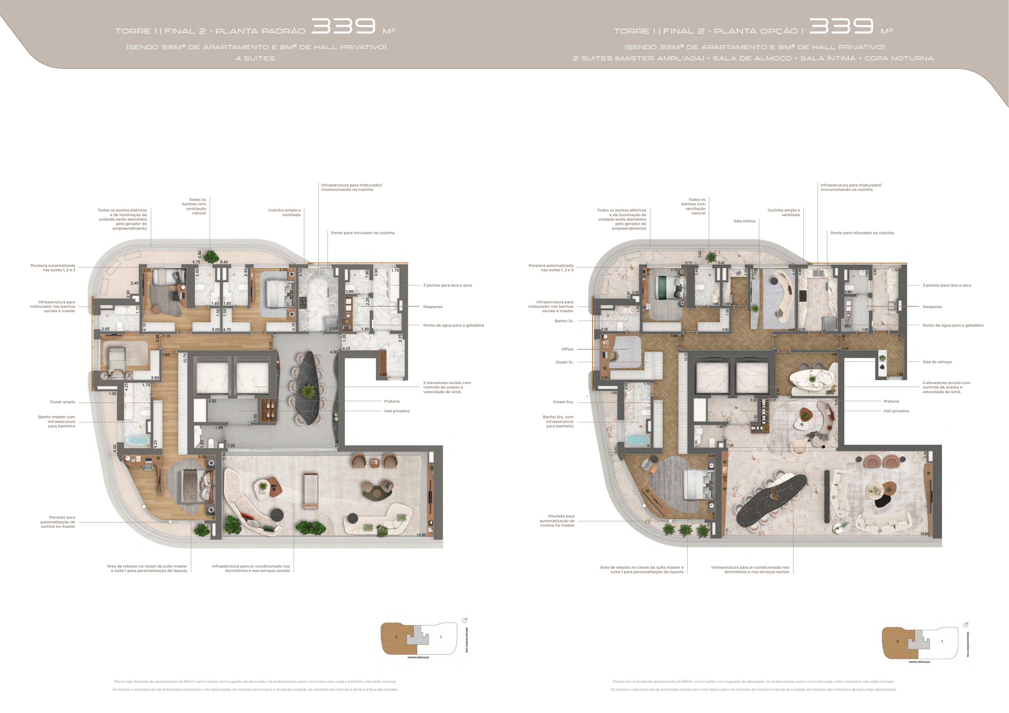 Apartamento de 339 m² — Epic Apartments