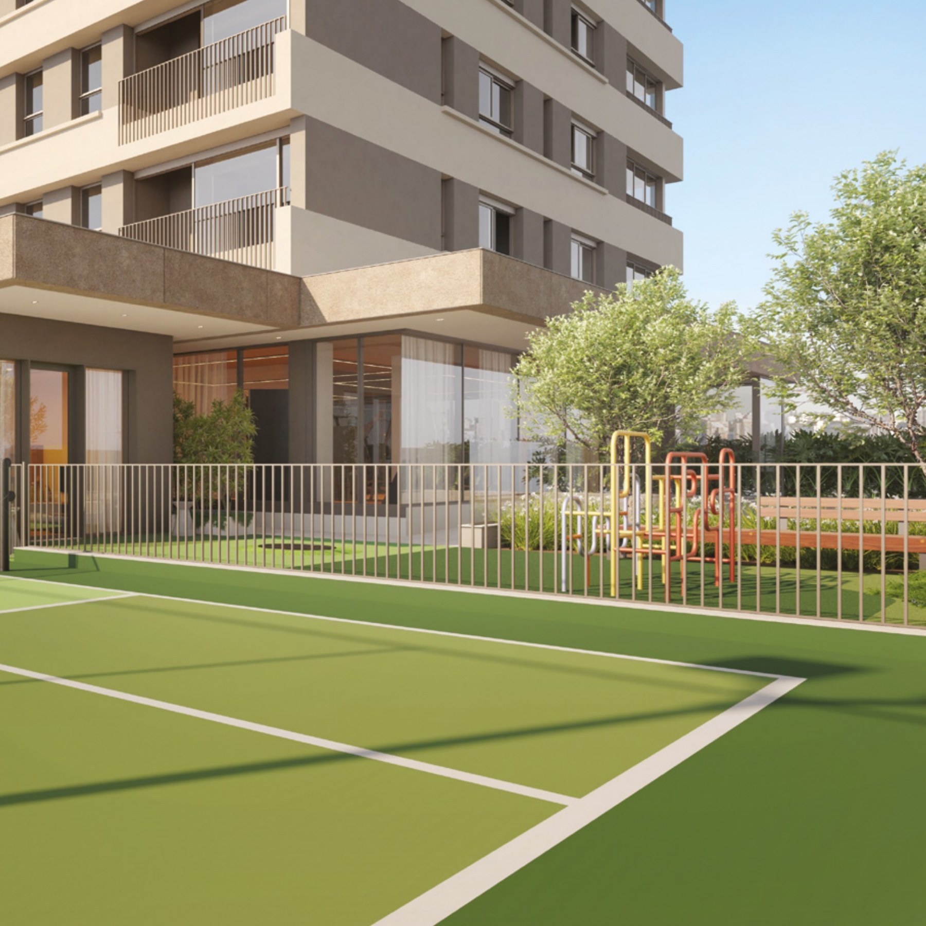 Quadra de pickleball — Lindenberg Vista Alto de Pinheiros, São Paulo
